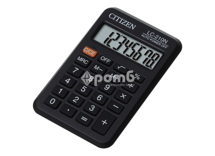 Калкулатор CITIZEN LC 110NR Джобен Черен 8 разряда-1