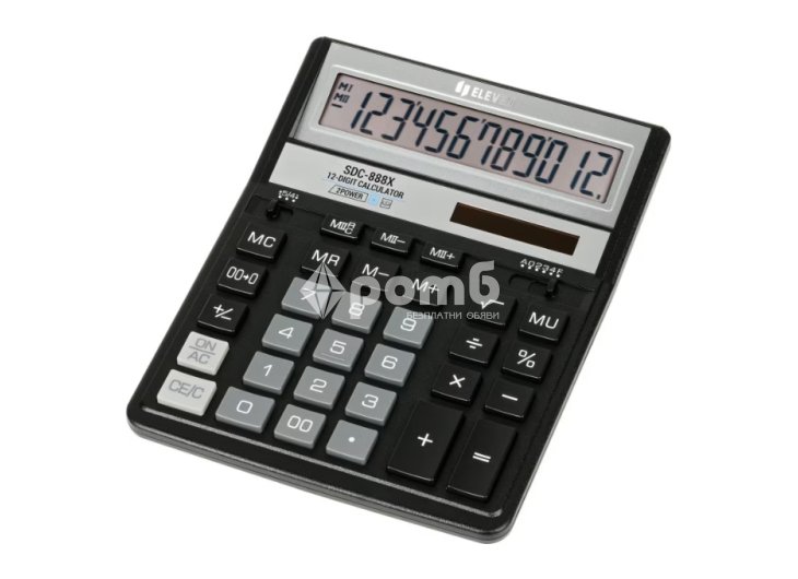 Калкулатор Eleven SDC888XBK 12 digits-2