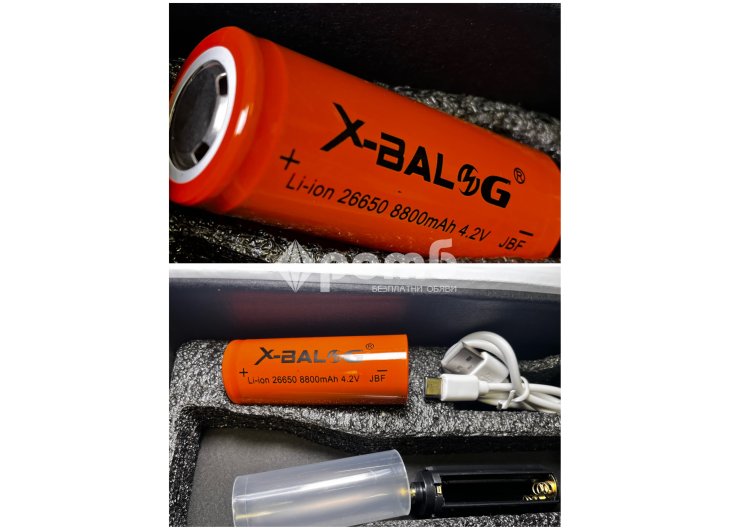Най мощния Led тактически алуминиев фенер Liion power bank tactical -4