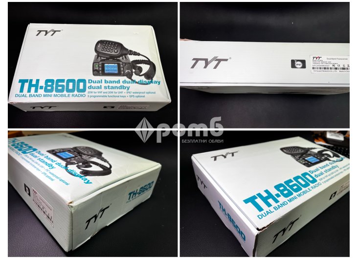 TYT TH8600 чисто нова Мобилна двубандова водоустойчива радиостанция кабел за програмиране -3