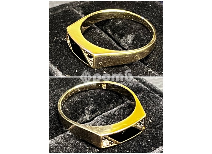 Златен пръстен prasten zlaten 14 K 585 gold -5