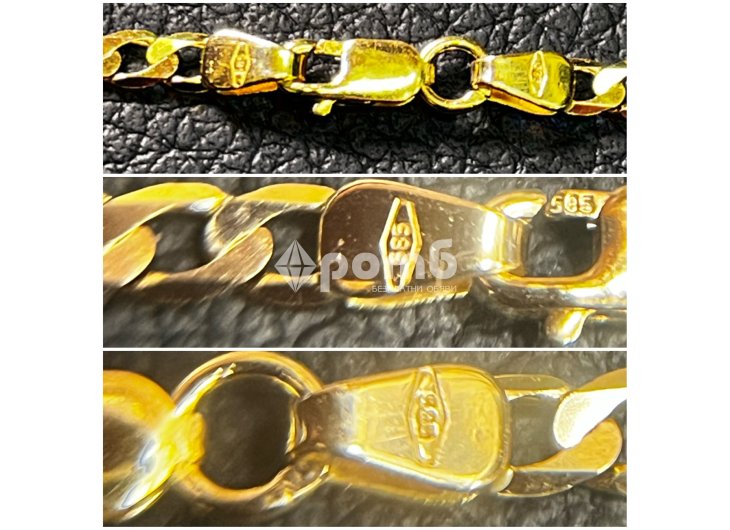 Златен синджир ПАНЦЕР нов ланец lanec zlaten 14 K 585 gold -1