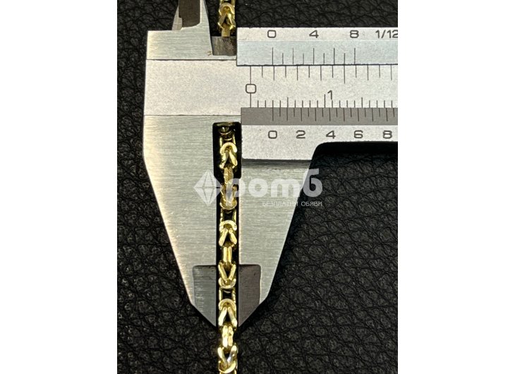 Златен синджир кралска плетка ланец lanec zlaten 14 K 585 gold-1