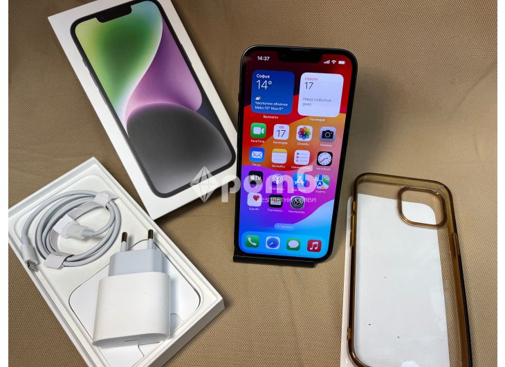 Apple iphone 14 256 gb ПЕРФЕКТЕН A2882 перфектен Епъл айфон MPVX3RX-1