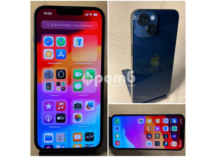Apple iphone 14 256 gb ПЕРФЕКТЕН A2882 перфектен Епъл айфон MPVX3RX-9
