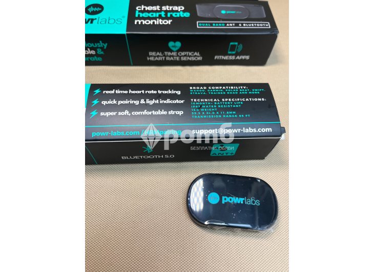 Нагръдник пулсомер колан Heart rate monitor PowrLabs-8