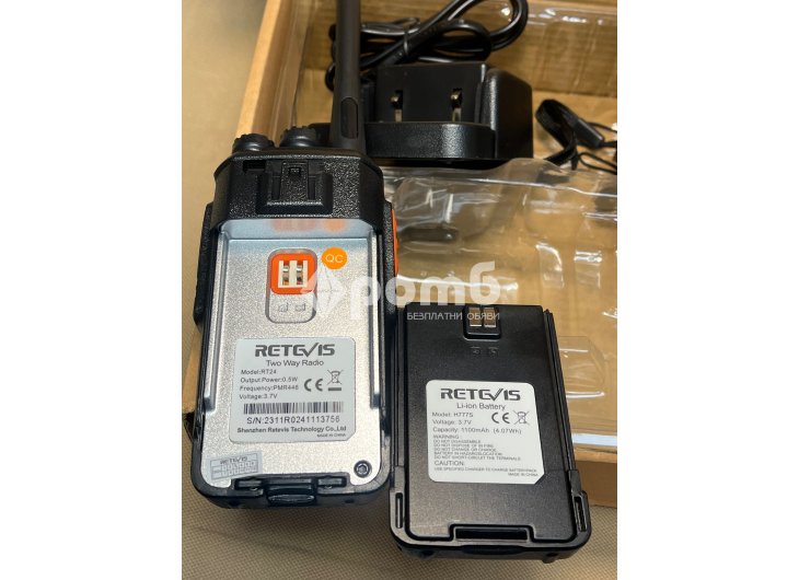 Retevis RT 24 walkie talkie radiostation радиостанция уоки токи-5