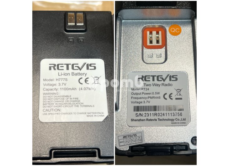 Retevis RT 24 walkie talkie radiostation радиостанция уоки токи-3