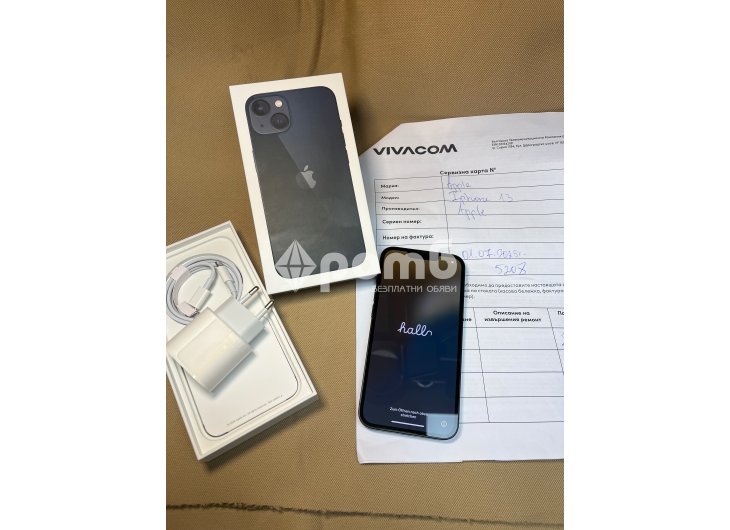 Apple iphone 13 чисто нов гаранция 24 мес айфон айфоун-4