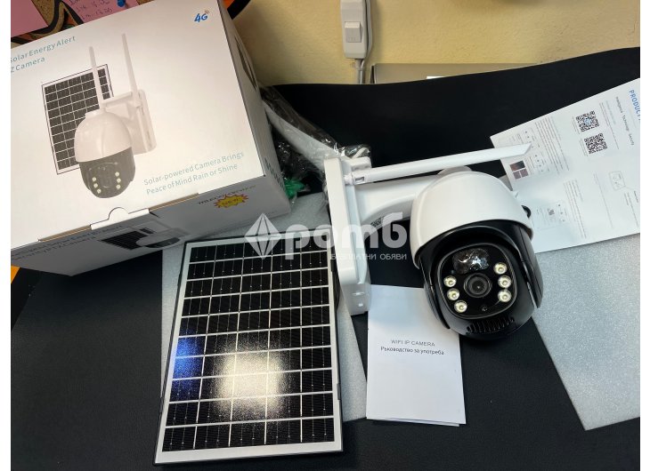 Соларна 10 mpx 4G Сим карта безжична камера kamera sim-7