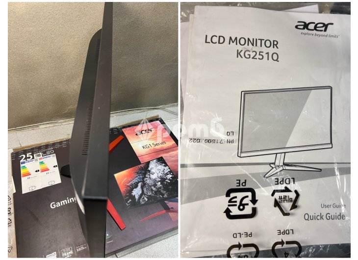 Монитор 25 инч геймърски Acer KG 251 Q monitor game PC computer gaming-11