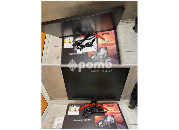 Монитор 25 инч геймърски Acer KG 251 Q monitor game PC computer gaming-12