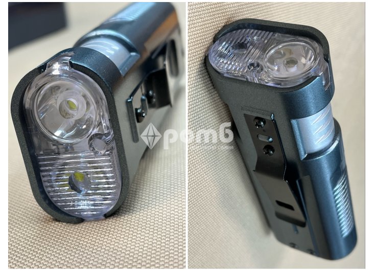 мощен Led Cree Фенер двоен акумулаторен fener-1