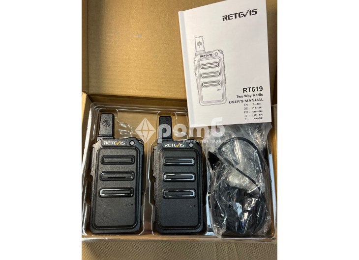 Retevis RT 619 walkie talkie radiostation радиостанция уоки токи -4