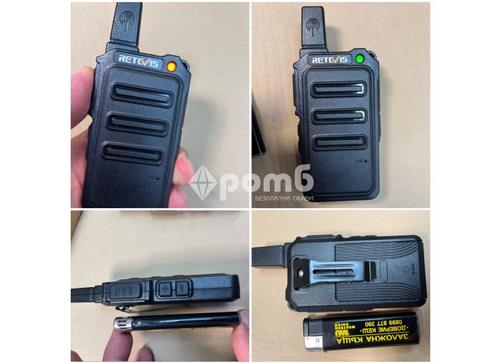 Retevis RT 619 walkie talkie radiostation радиостанция уоки токи -5