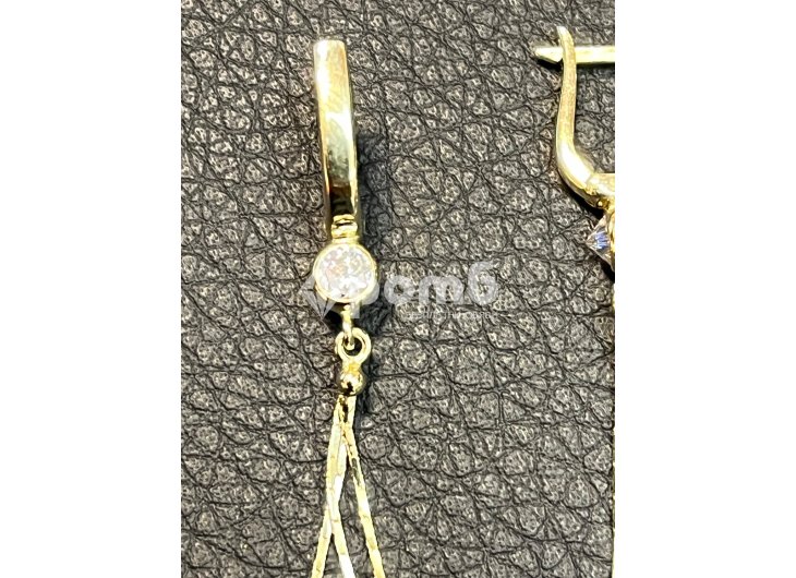 Златни обеци ЧИСТО НОВИ 14 карата 585 zlatni obeci zlaten gold-9