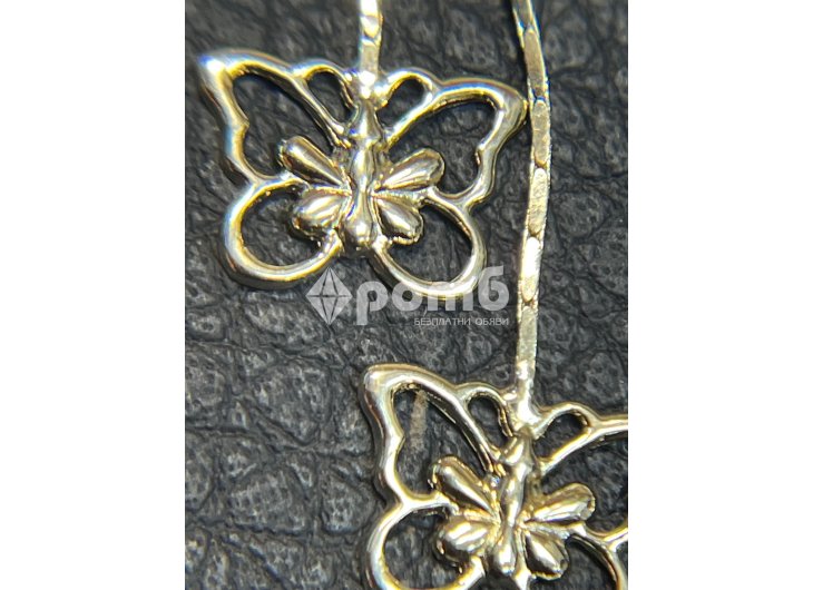 Златни обеци ЧИСТО НОВИ 14 карата 585 zlatni obeci zlaten gold-6