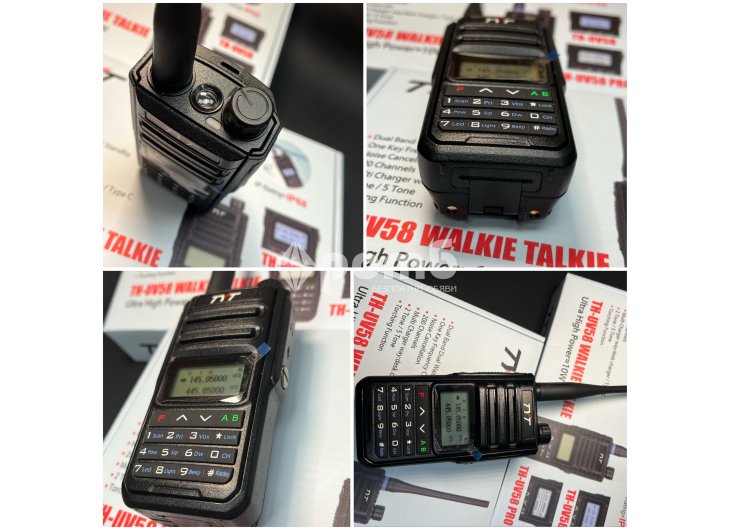 Радиостанция TYT THUV58 USB C последен модел 2025 walkie talkie radiostation радио уоки токи 5