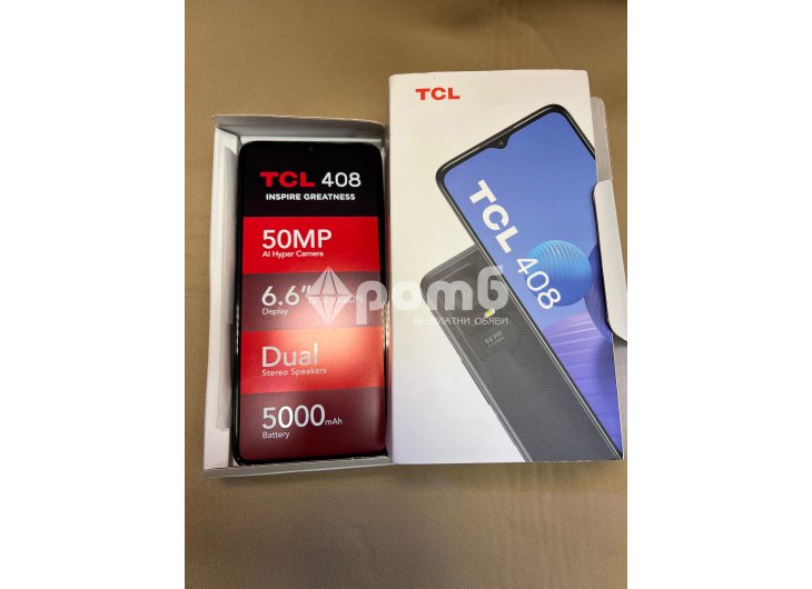 TCL 408 GSM чисто нов две сим Dual blue-1