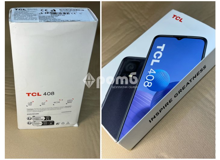 TCL 408 GSM чисто нов две сим Dual blue-8