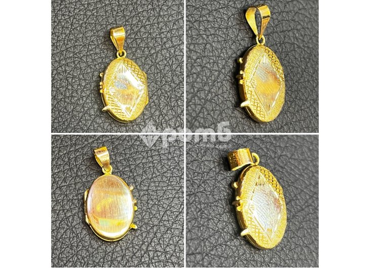 Висулка медальон снимка zlato gold 14 карата 585 karat-9