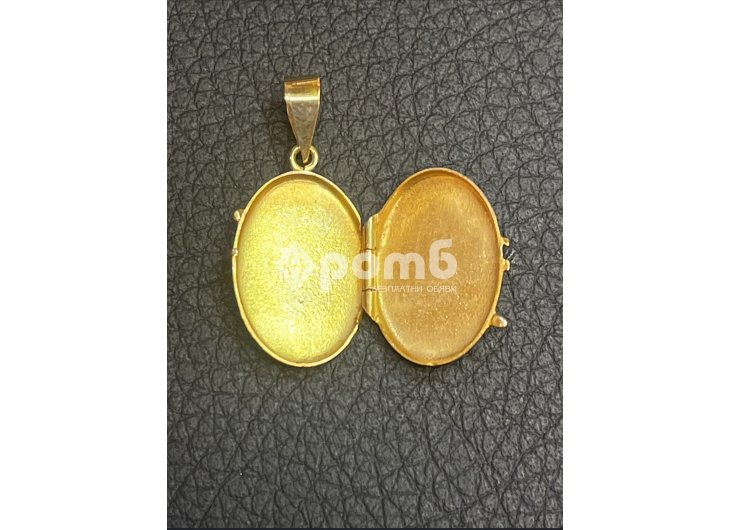 Висулка медальон снимка zlato gold 14 карата 585 karat-8