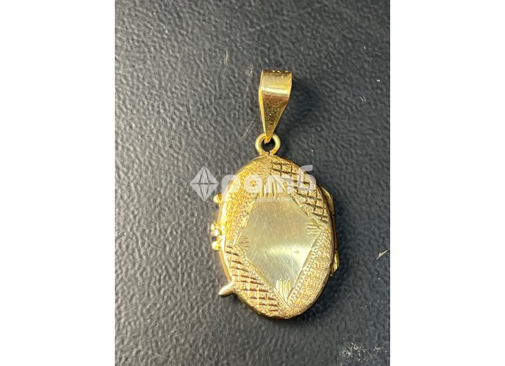 Висулка медальон снимка zlato gold 14 карата 585 karat-5