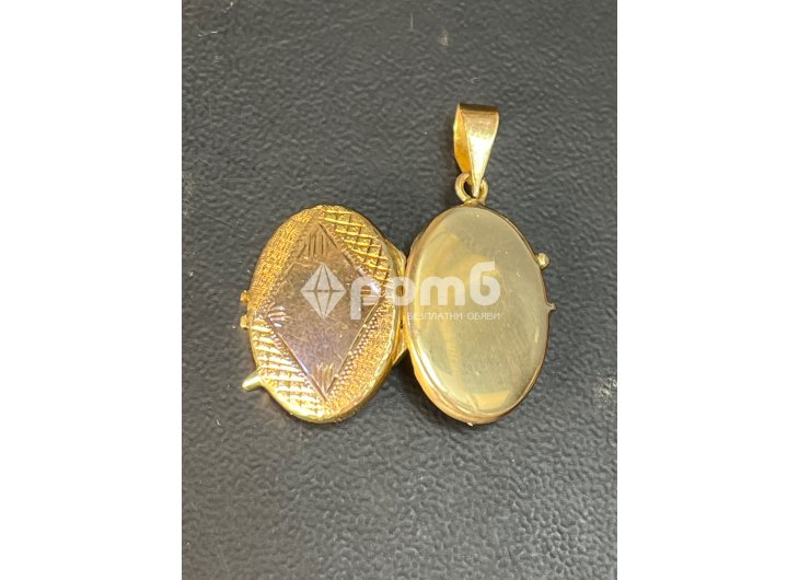 Висулка медальон снимка zlato gold 14 карата 585 karat-1
