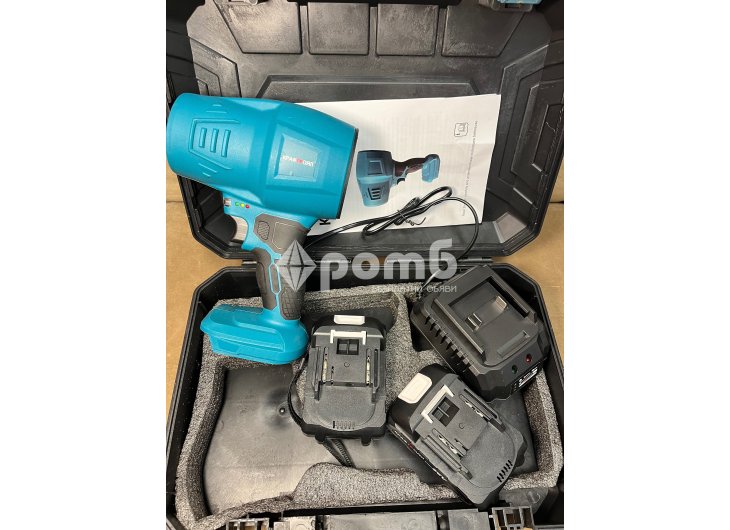 Духалка турбо акумулатрна пистолет въздушен метла 2 батерии duhalka-1