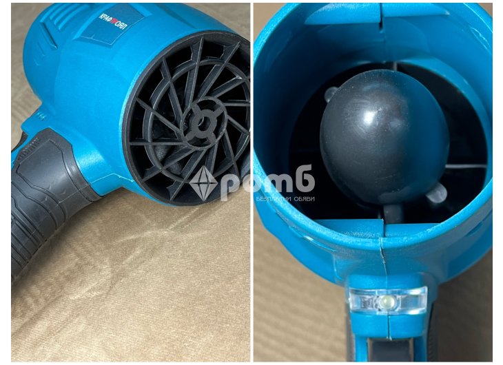 Духалка турбо акумулатрна пистолет въздушен метла 2 батерии duhalka-5