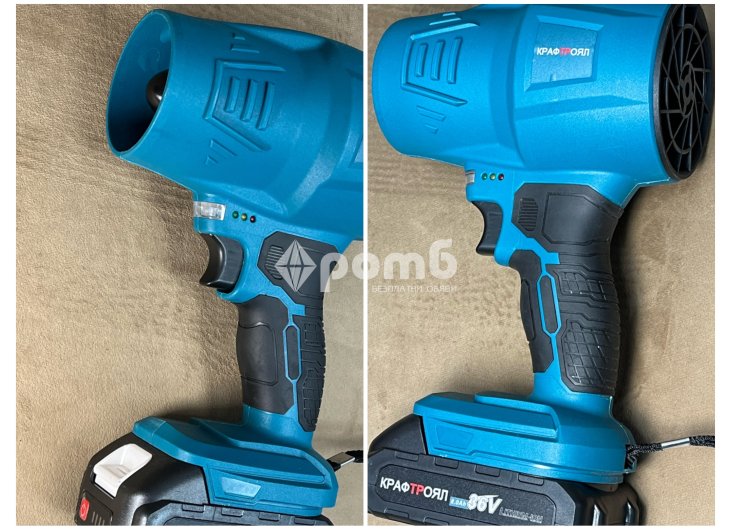 Духалка турбо акумулатрна пистолет въздушен метла 2 батерии duhalka-7