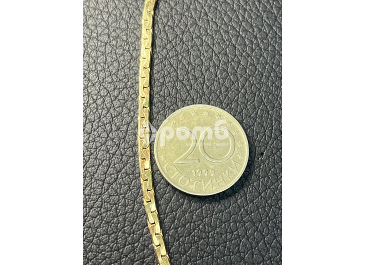Златен Ланец житен клас синджир златно ланче 14 к 585 gold zlato zlatni lanec lance -5