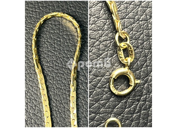 Златен Ланец житен клас синджир златно ланче 14 к 585 gold zlato zlatni lanec lance -8