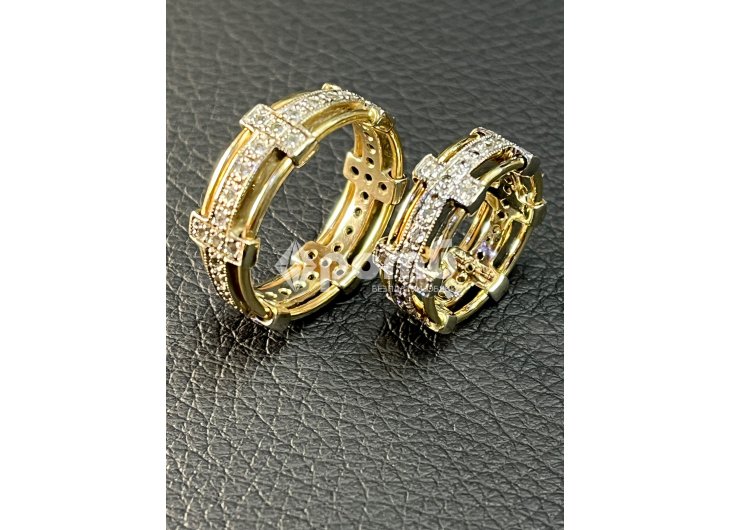 Златни Брачни венчални халки 14 K 585 Gold zlatni halki prasten brachni-2