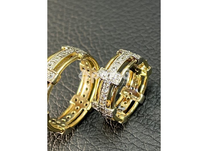 Златни Брачни венчални халки 14 K 585 Gold zlatni halki prasten brachni-1