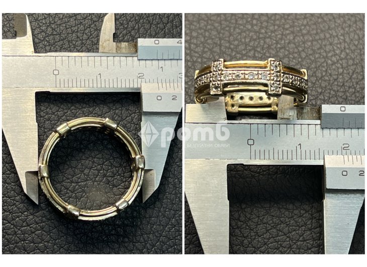Златни Брачни венчални халки 14 K 585 Gold zlatni halki prasten brachni-9