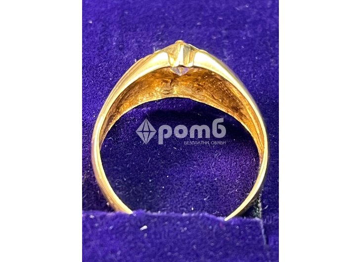 Златен пръстен 14 K 585 Gold zlatni prasten-4