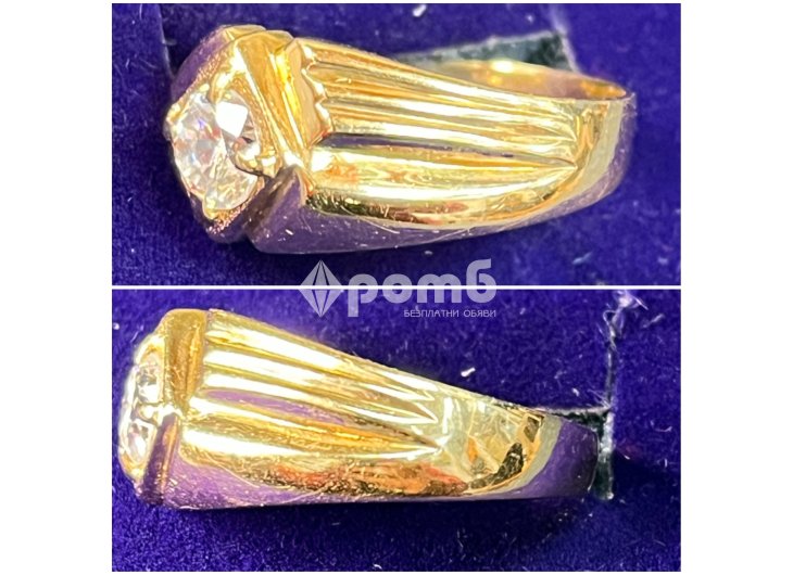Златен пръстен 14 K 585 Gold zlatni prasten-8