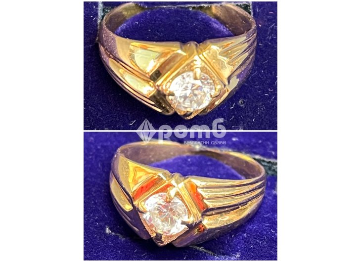 Златен пръстен 14 K 585 Gold zlatni prasten-11