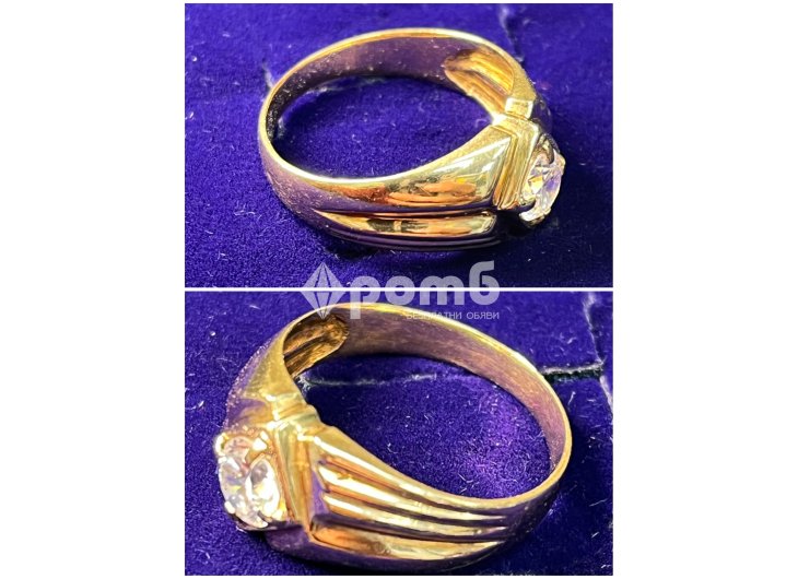 Златен пръстен 14 K 585 Gold zlatni prasten-10