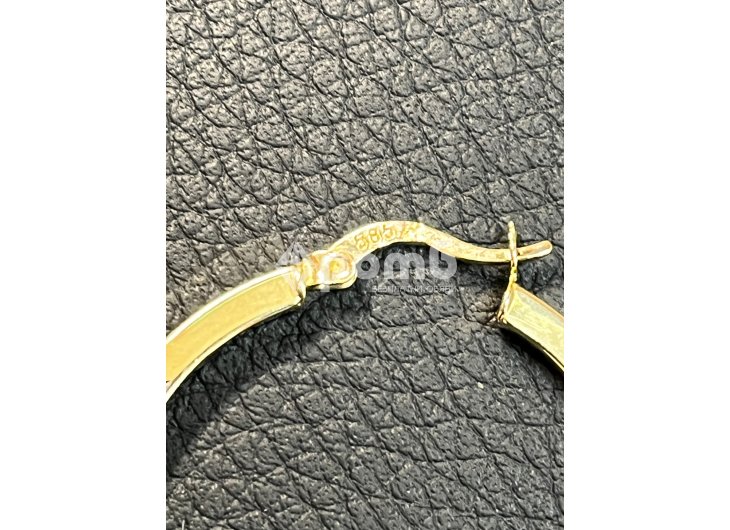 Златни обеци Халки ЧИСТО НОВИ 14 карата 585 zlatni obeci zlaten gold -4