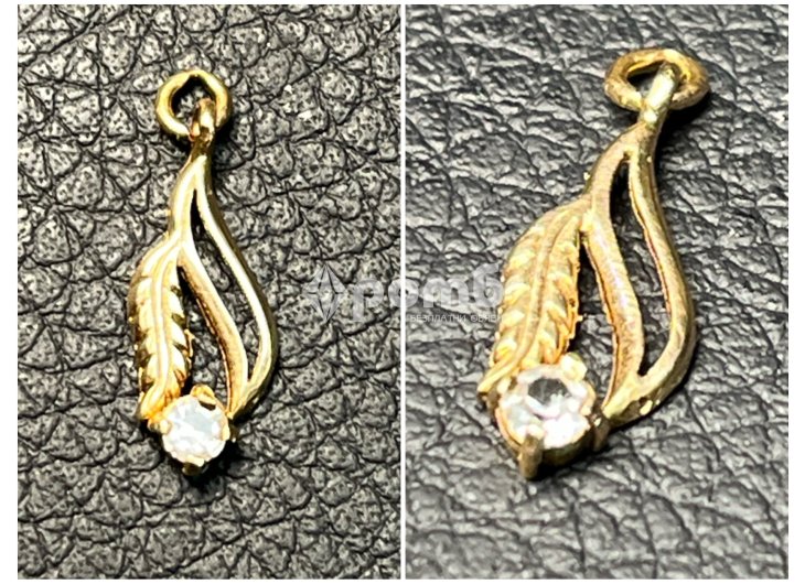 Златни висулки буква сърце слонче 14 карата 585 zlatni gold sarce bukva-5