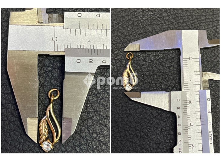 Златни висулки буква сърце слонче 14 карата 585 zlatni gold sarce bukva-6