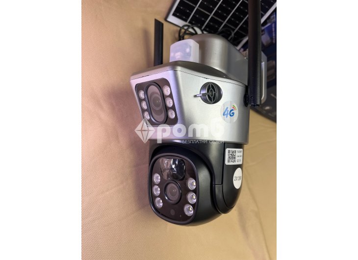 4G Соларна Двойна Камера LYLU 12 mpx 4G Сим карта безжична kamera sim-5