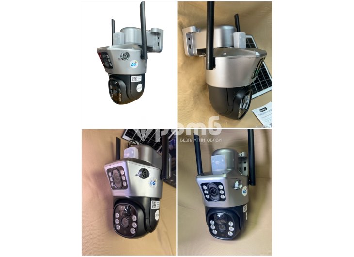 4G Соларна Двойна Камера LYLU 12 mpx 4G Сим карта безжична kamera sim-9