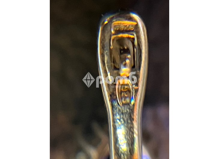 Сребърни обеци естествен САПФИР чисто нови 925 silver obeci -5