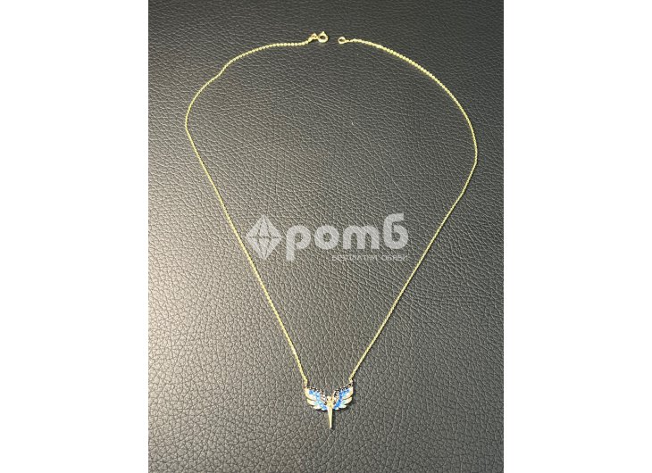 Златно колие феникс 14 карата 585 zlatni gold Fenix-5