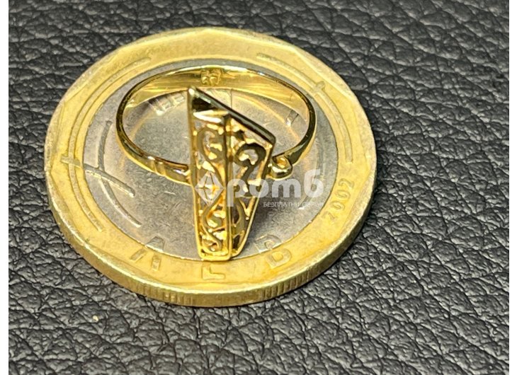 Пиано Златен пръстен Детски 14 K 585 Gold zlatni prasten 7