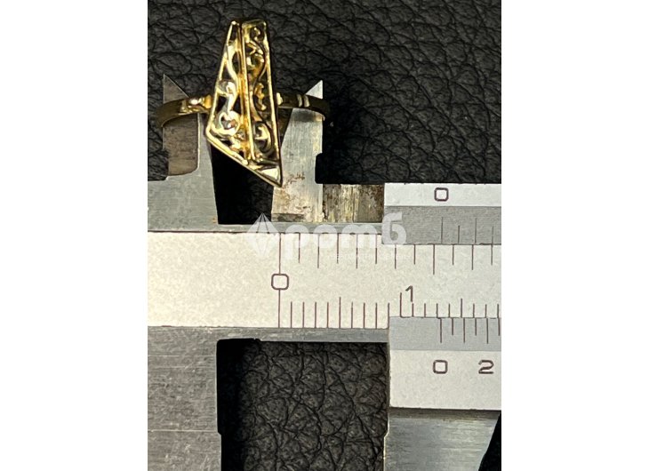 Пиано Златен пръстен Детски 14 K 585 Gold zlatni prasten 10