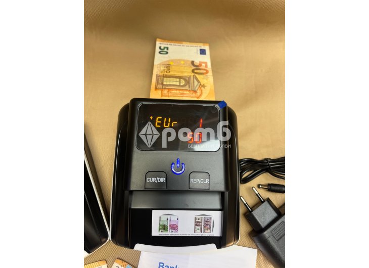 Детектор за фалшиви евро банкноти машина брояч euro usd-7